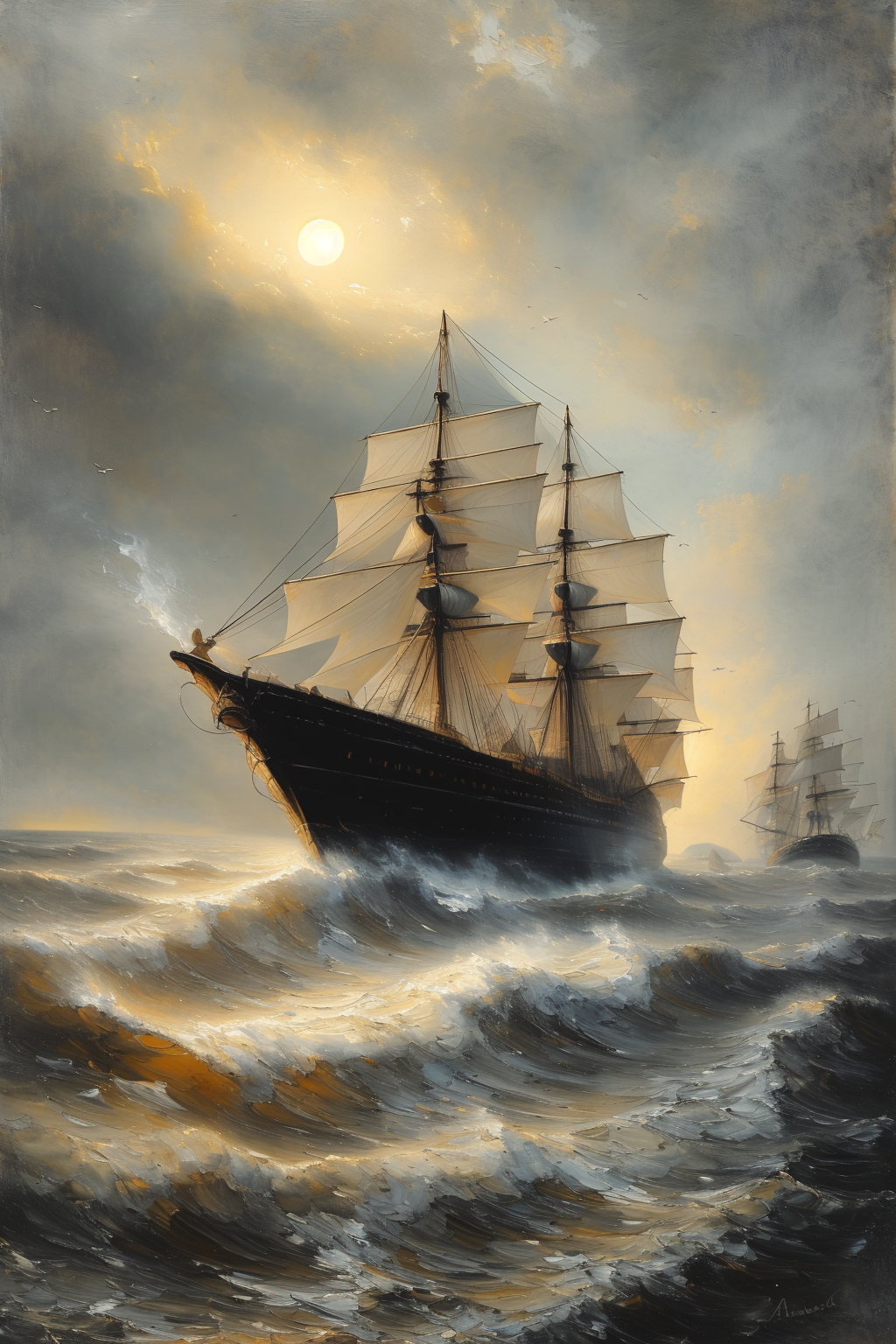 05850-3379954223-masterpiece,best quality,_lora_tbh102-_1_,oil painting,illustration,ship,ocean,style of Andreas Achenbach,.png